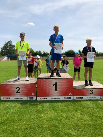 Atletický přebor Táborska - okresní atletická olympiáda