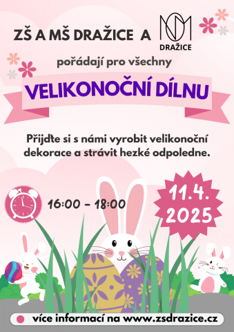 Velikonoční tvořivá dílna 11. 4. 2025