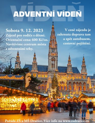 Zájezd do vánoční Vídně
